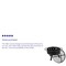 Emma and Oliver Round Wood Burning Sun & Moon Cutout Outdoor Firepit with Mesh Spark Screen